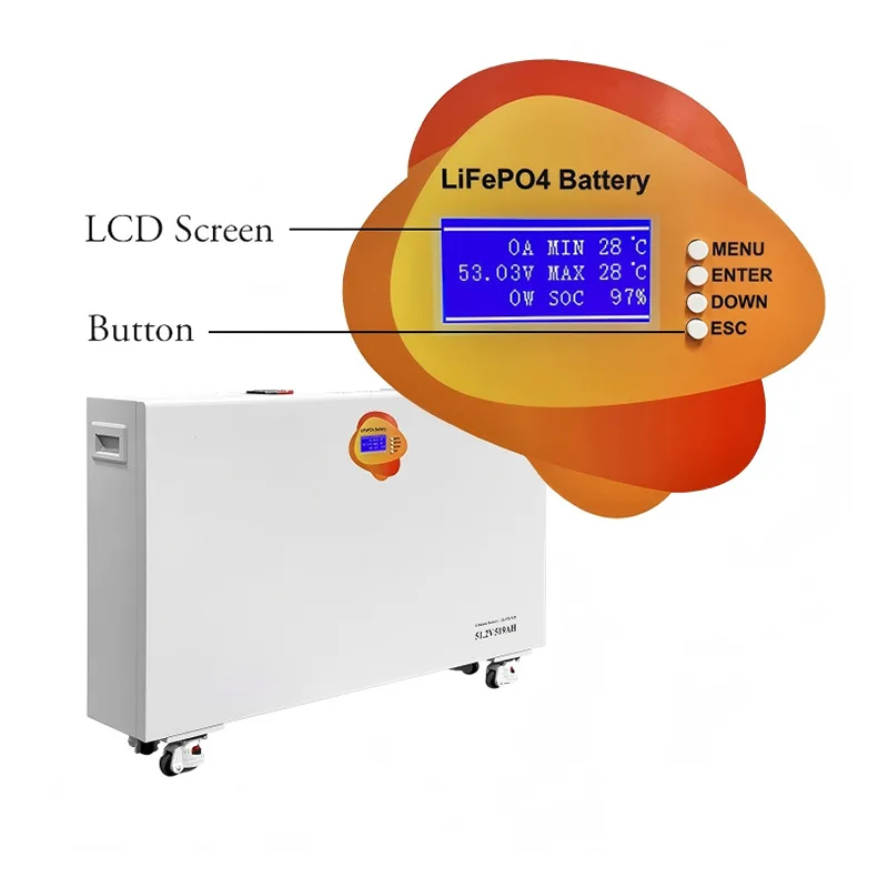 5kwh 10kwh 15kwh 20kwh LiFePO4 zonne-lithiumionenbatterij