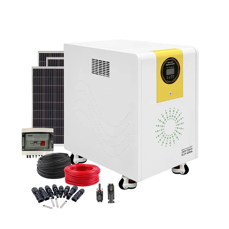 Off-grid MPPT huishoudapparaat 12kw omvormer 32kwh batterij